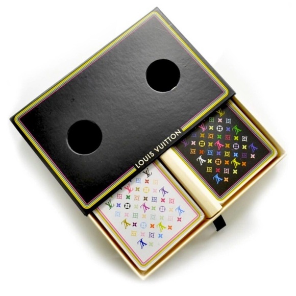 ♥️♣️Louis Vuitton♠️♦️WHITE MURAKAMI Collector’s Single Playing Card - 2 ♦️ - Picture 6 of 15